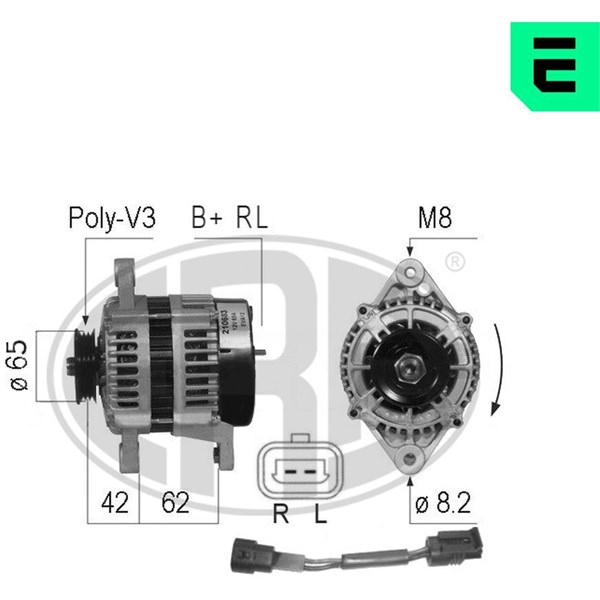Generator 14V 65A
