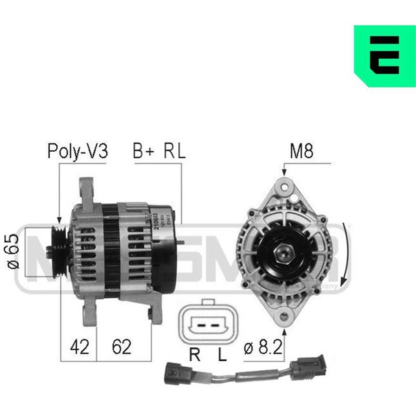 Generator 14V 65A