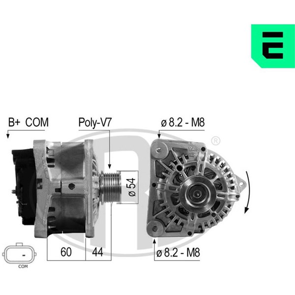 Generator 14V 110A