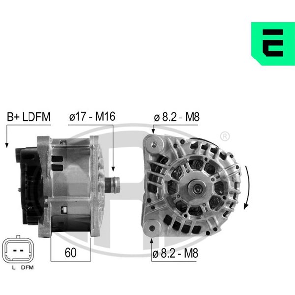 Generator 14V 120A