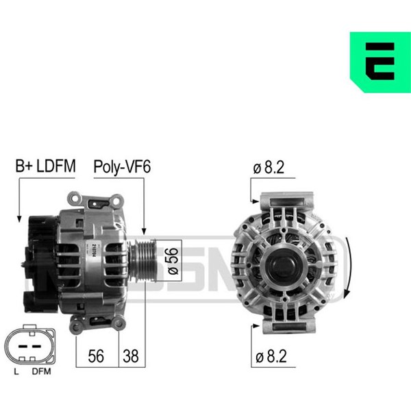 Generator 14V 120A