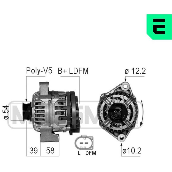 Generator 14V 85A
