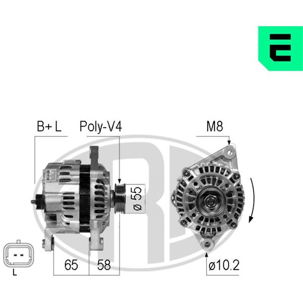 Generator 14V 110A