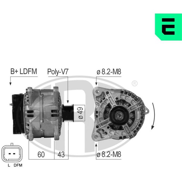 Generator 14V 150A