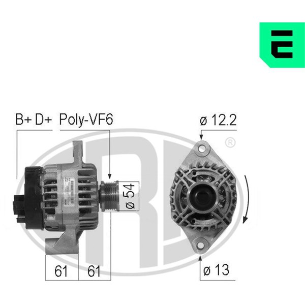 Generator 14V 120A
