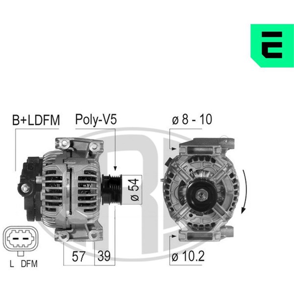 Generator 14V 120A