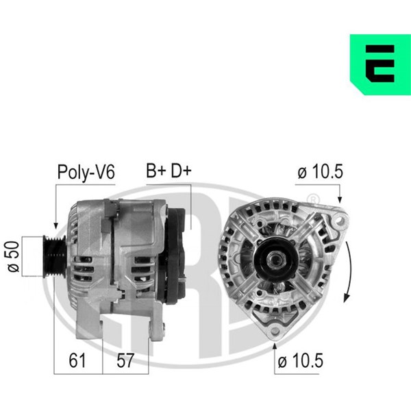Generator 14V 140A