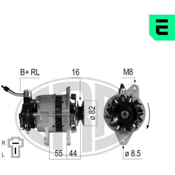 Generator 14V 45A