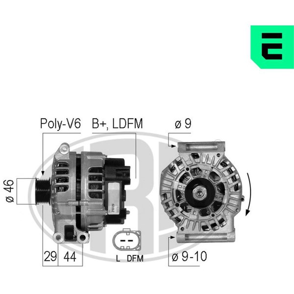 Generator 14V 120A