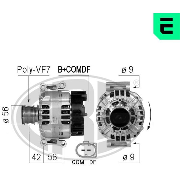 Generator 14V 120A
