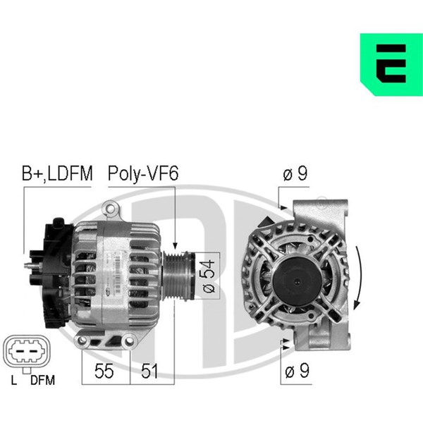 Generator 14V 120A