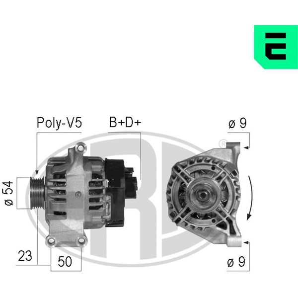 Generator 14V 120A
