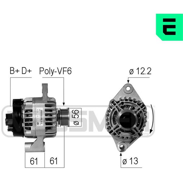 Generator 14V 120A