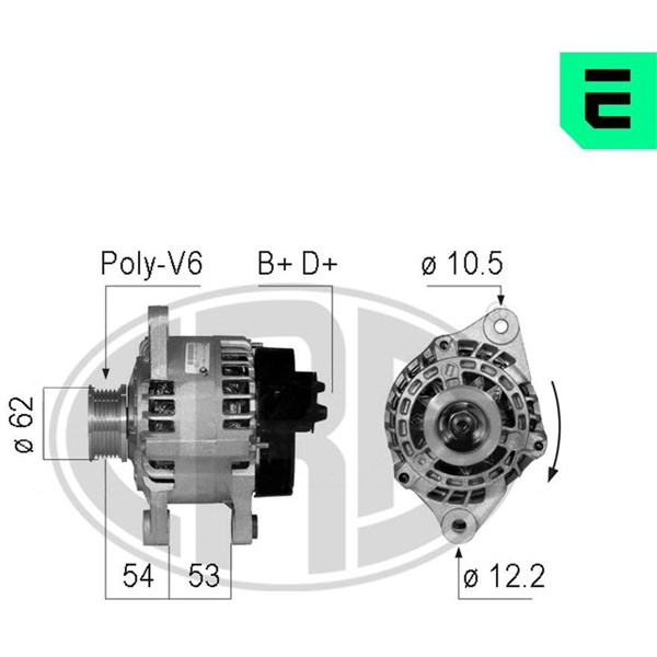 Generator 14V 120A