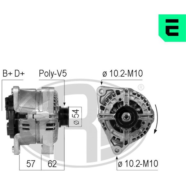 Generator 14V 100A