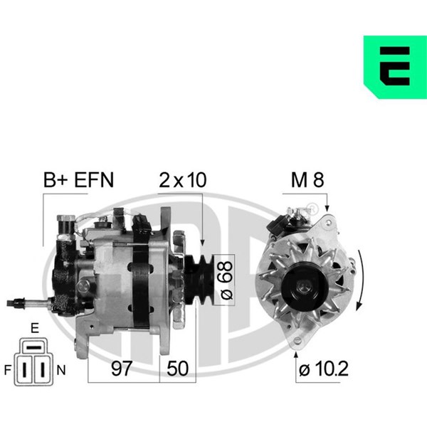 Generator 14V 50A