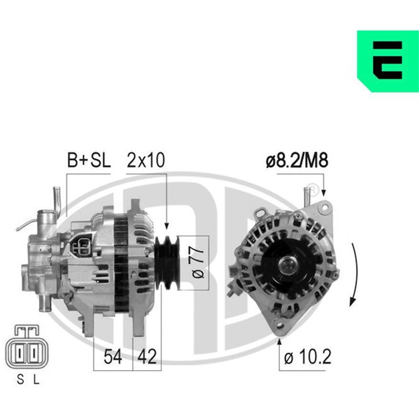 Generator 14V 75A