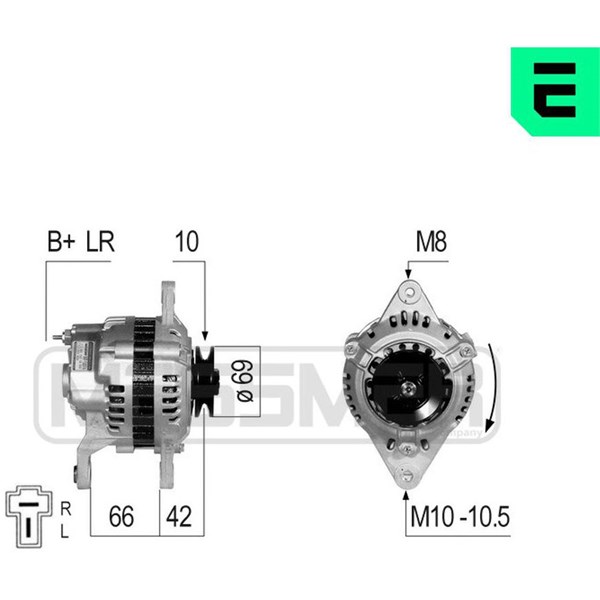 Generator 14V 45A