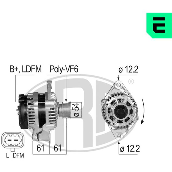 Generator 14V 100A