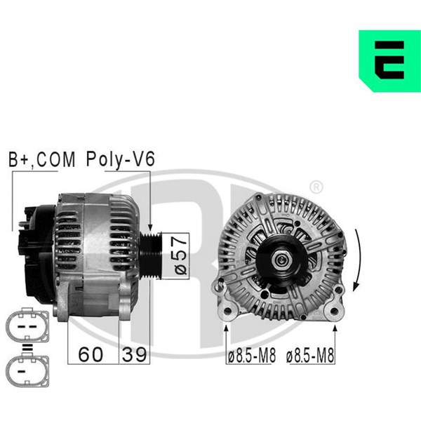 Generator 14V 180A
