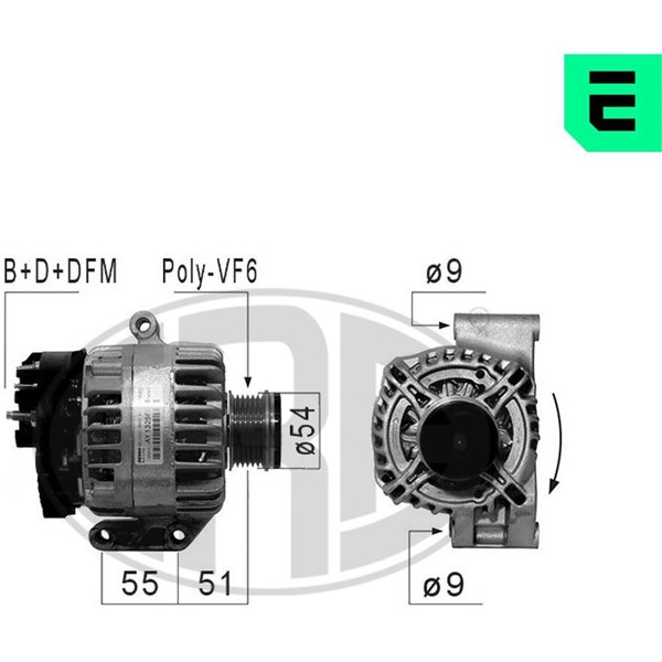 Generator 14V 120A