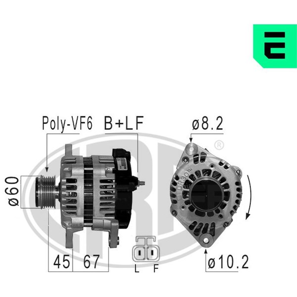 Generator 14V 100A