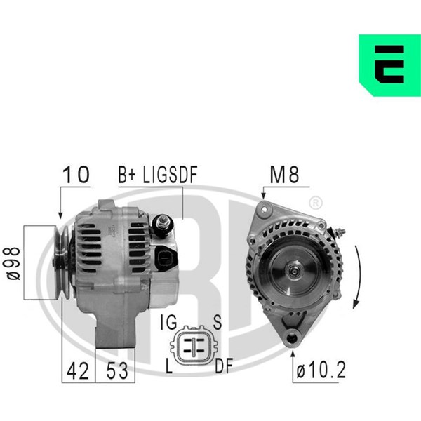 Generator 14V 120A