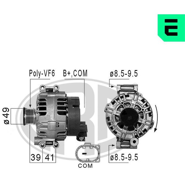 Generator 14V 120A