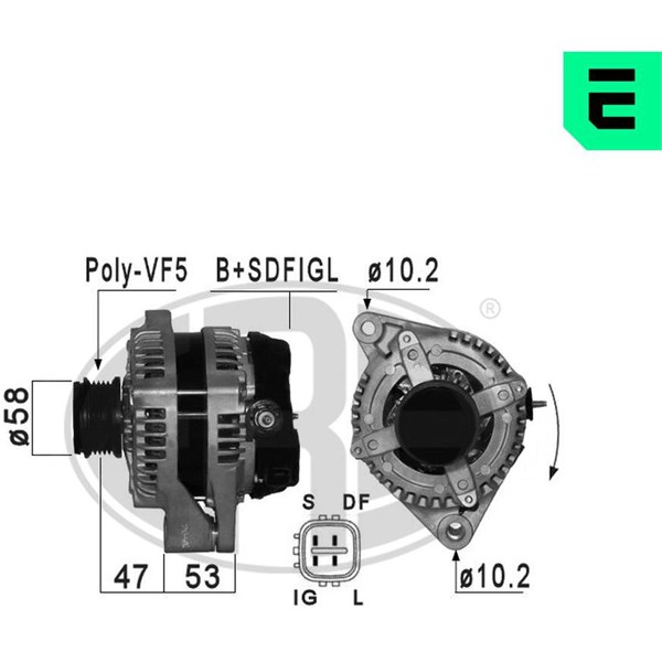 Generator 14V 130A