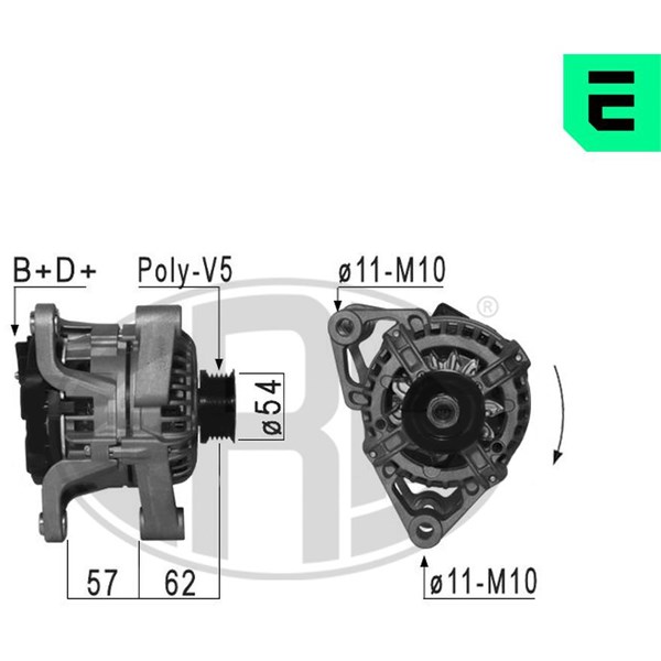 Generator 14V 70A