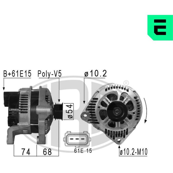 Generator 14V 120A
