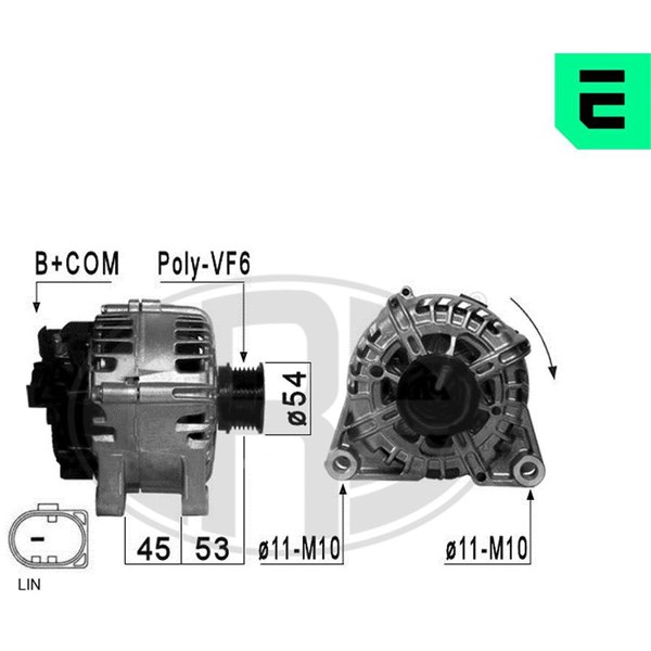 Generator 14V 120A