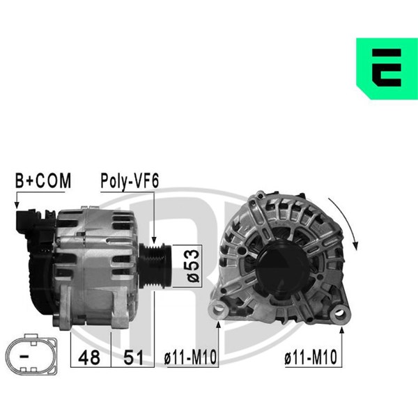 Generator 14V 150A