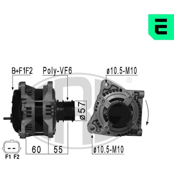 Generator 14V 160A