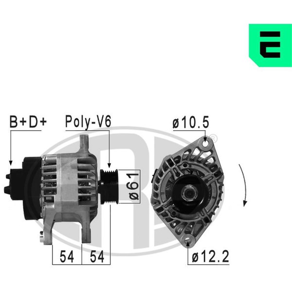Generator 14V 90A