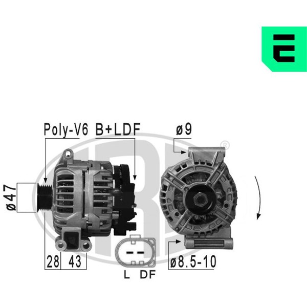 Generator 14V 100A