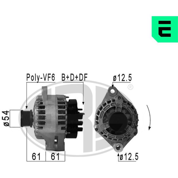 Generator 14V 130A