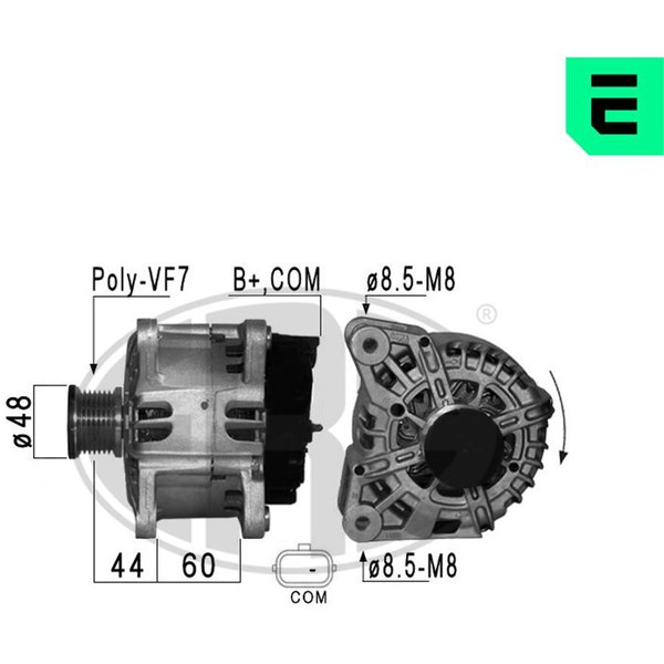 Generator 14V 120A