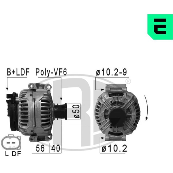 Generator 14V 200A