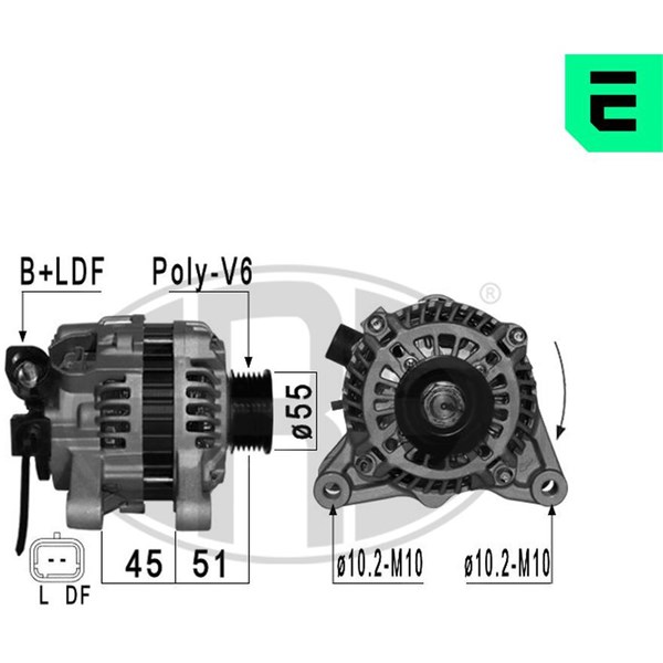Generator 14V 60A
