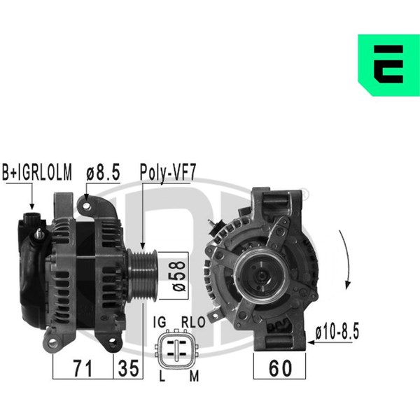 Generator 14V 130A
