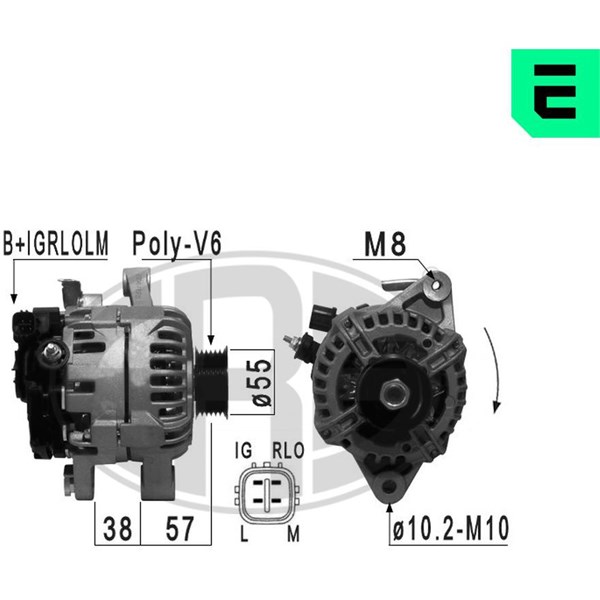 Generator 14V 90A Generator 14V 90A