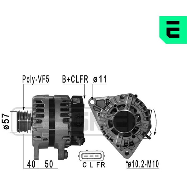 Generator 14V 130A