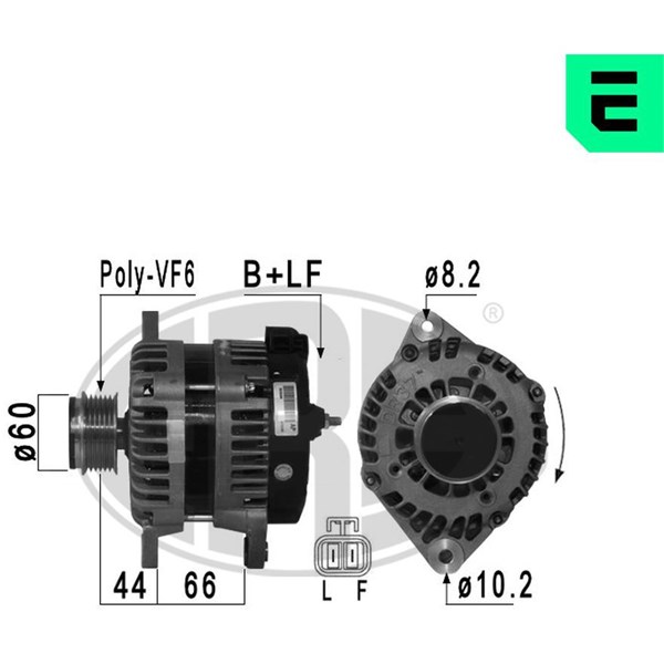 Generator 14V 140A