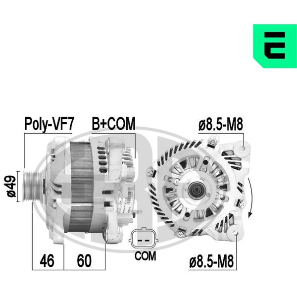 Generator 14V 210A
