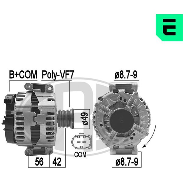 Generator 14V 180A
