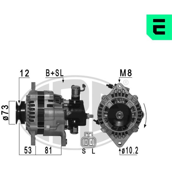 Generator 14V 70A