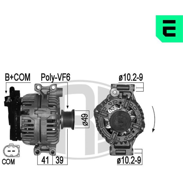 Generator 14V 110A