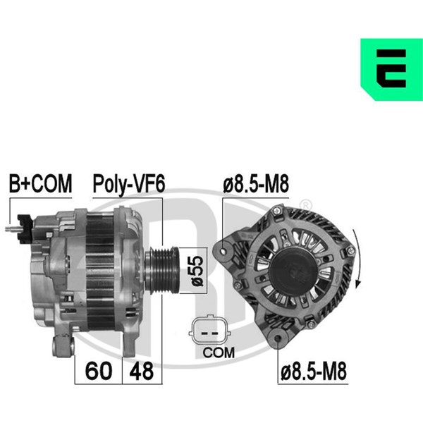 Generator 14V 210A