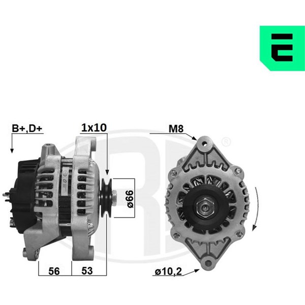 Generator 14V 100A
